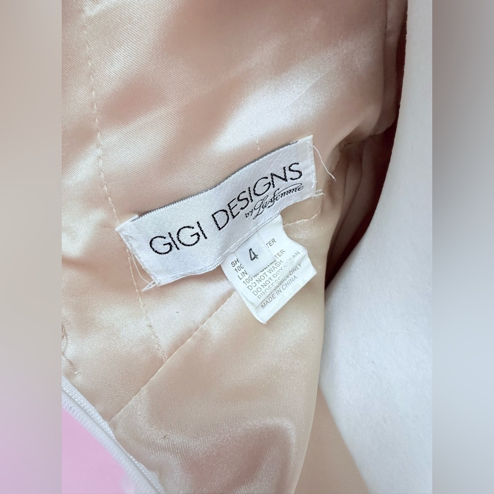 Gigi Designs Ivory/Nude Colored Gown - Picture 8 of 8